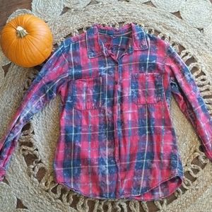 Vanilla star bleached flannel